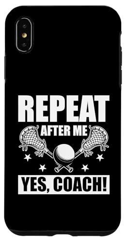 Lacrosse-Trainer Lacrosse Dad Hülle für iPhone XS Max von Lacrosse Coach Gift for Coaches