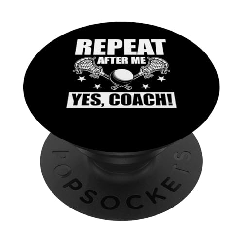 Lacrosse-Trainer Lacrosse Dad PopSockets Klebender PopGrip von Lacrosse Coach Gift for Coaches