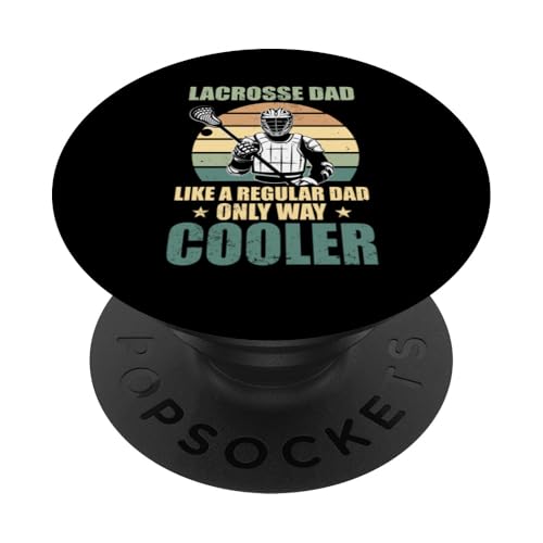 Lacrosse-Trainer Lacrosse Dad PopSockets Klebender PopGrip von Lacrosse Coach Gift for Coaches