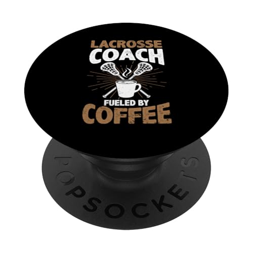 Lacrosse-Trainer Lacrosse Dad PopSockets Klebender PopGrip von Lacrosse Coach Gift for Coaches