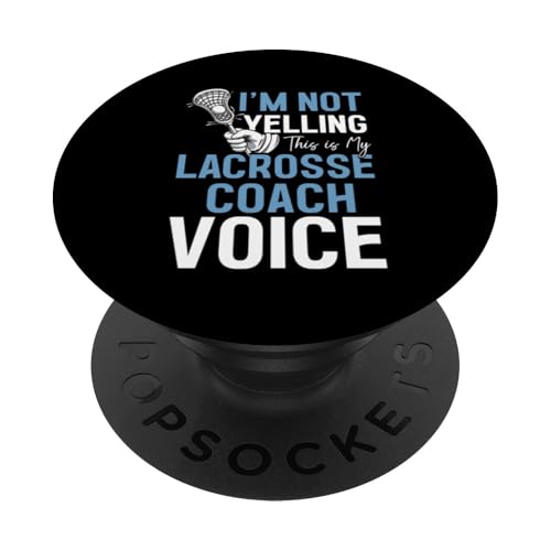 Lacrosse-Trainer Lacrosse Dad PopSockets Klebender PopGrip von Lacrosse Coach Gift for Coaches