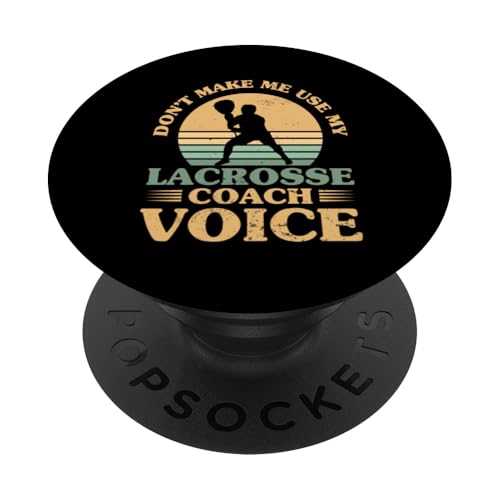Lacrosse-Trainer Lacrosse Dad PopSockets Klebender PopGrip von Lacrosse Coach Gift for Coaches