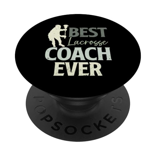 Lacrosse-Trainer Lacrosse Dad PopSockets Klebender PopGrip von Lacrosse Coach Gift for Coaches
