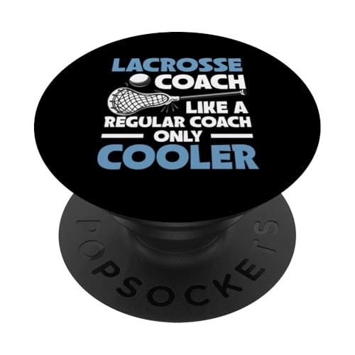 Lacrosse-Trainer Lacrosse Dad PopSockets Klebender PopGrip von Lacrosse Coach Gift for Coaches