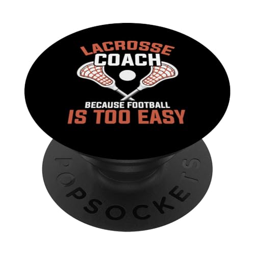 Lacrosse-Trainer Lacrosse Dad PopSockets Klebender PopGrip von Lacrosse Coach Gift for Coaches