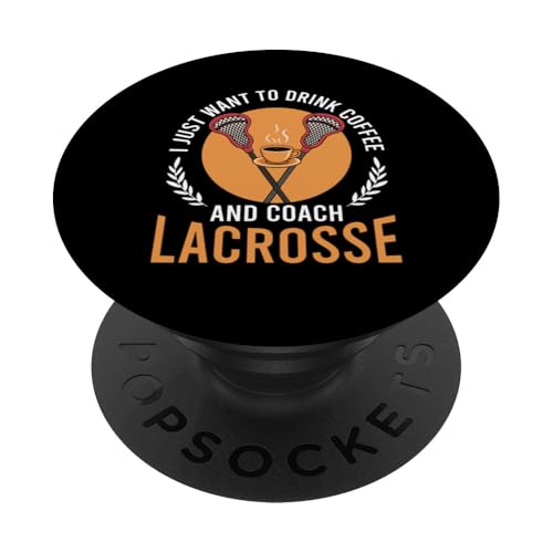 Lacrosse-Trainer Lacrosse Dad PopSockets Klebender PopGrip von Lacrosse Coach Gift for Coaches