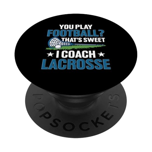 Lacrosse-Trainer Lacrosse Dad PopSockets Klebender PopGrip von Lacrosse Coach Gift for Coaches