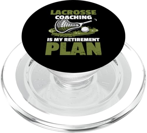 Lacrosse-Trainer Lacrosse Dad PopSockets PopGrip für MagSafe von Lacrosse Coach Gift for Coaches