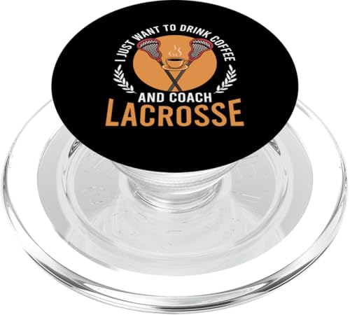 Lacrosse-Trainer Lacrosse Dad PopSockets PopGrip für MagSafe von Lacrosse Coach Gift for Coaches