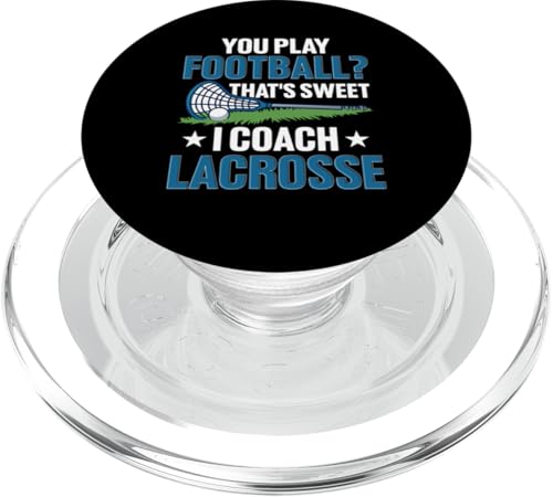 Lacrosse-Trainer Lacrosse Dad PopSockets PopGrip für MagSafe von Lacrosse Coach Gift for Coaches