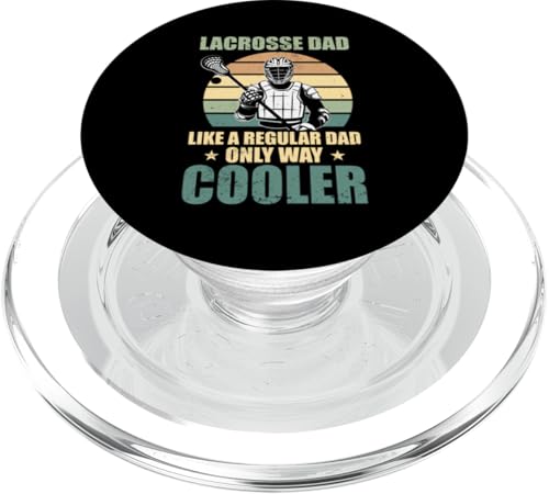 Lacrosse-Trainer Lacrosse Dad PopSockets PopGrip für MagSafe von Lacrosse Coach Gift for Coaches