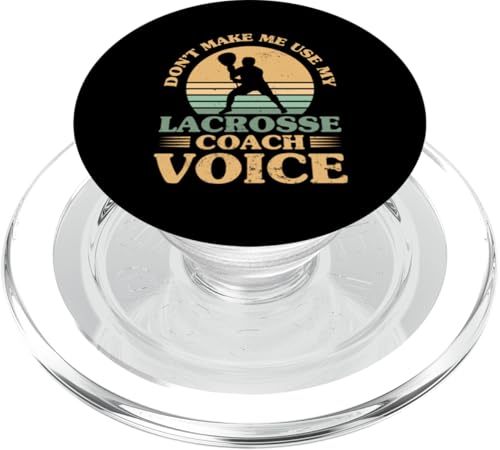 Lacrosse-Trainer Lacrosse Dad PopSockets PopGrip für MagSafe von Lacrosse Coach Gift for Coaches