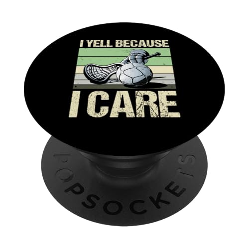 LAX Lacrosse Papa PopSockets Klebender PopGrip von Lacrosse Dad Gifts for Men