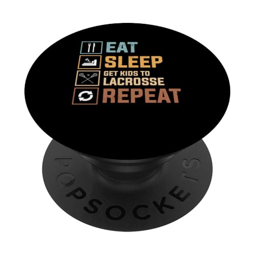 LAX Lacrosse Papa PopSockets Klebender PopGrip von Lacrosse Dad Gifts for Men