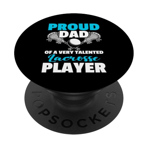 LAX Lacrosse Papa PopSockets Klebender PopGrip von Lacrosse Dad Gifts for Men