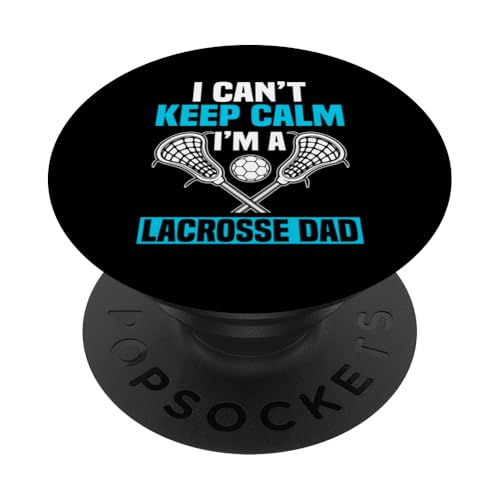 LAX Lacrosse Papa PopSockets Klebender PopGrip von Lacrosse Dad Gifts for Men