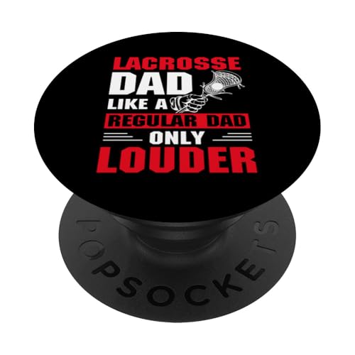 LAX Lacrosse Papa PopSockets Klebender PopGrip von Lacrosse Dad Gifts for Men