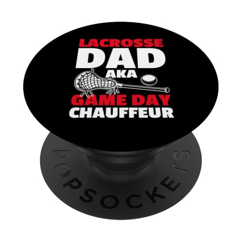 LAX Lacrosse Papa PopSockets Klebender PopGrip von Lacrosse Dad Gifts for Men