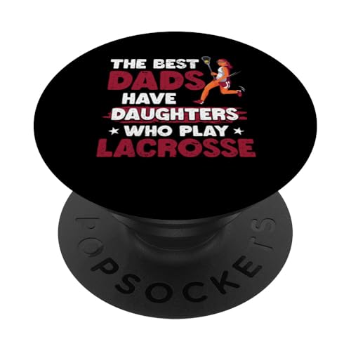 LAX Lacrosse Papa PopSockets Klebender PopGrip von Lacrosse Dad Gifts for Men