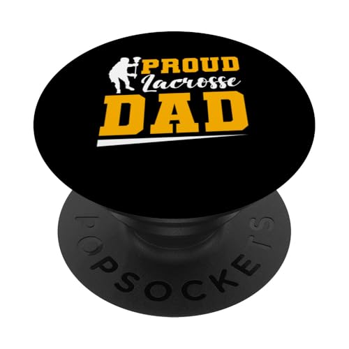 LAX Lacrosse Papa PopSockets Klebender PopGrip von Lacrosse Dad Gifts for Men