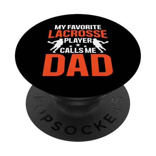 LAX Lacrosse Papa PopSockets Klebender PopGrip von Lacrosse Dad Gifts for Men