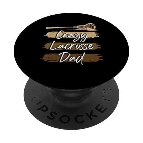 LAX Lacrosse Papa PopSockets Klebender PopGrip von Lacrosse Dad Gifts for Men