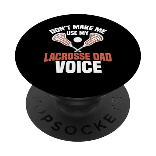 LAX Lacrosse Papa PopSockets Klebender PopGrip von Lacrosse Dad Gifts for Men