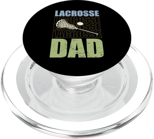 LAX Lacrosse Papa PopSockets PopGrip für MagSafe von Lacrosse Dad Gifts for Men