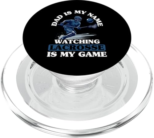 LAX Lacrosse Papa PopSockets PopGrip für MagSafe von Lacrosse Dad Gifts for Men