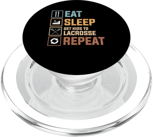 LAX Lacrosse Papa PopSockets PopGrip für MagSafe von Lacrosse Dad Gifts for Men