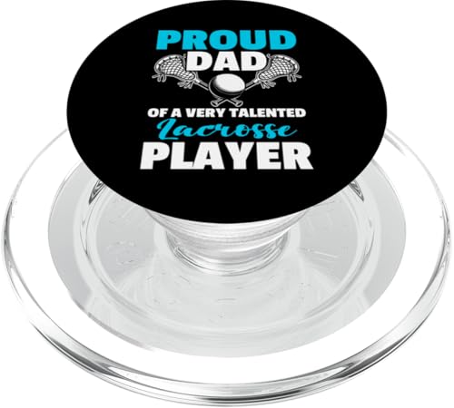 LAX Lacrosse Papa PopSockets PopGrip für MagSafe von Lacrosse Dad Gifts for Men