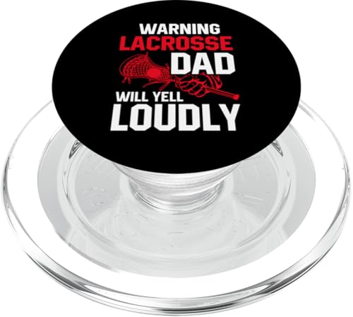 LAX Lacrosse Papa PopSockets PopGrip für MagSafe von Lacrosse Dad Gifts for Men
