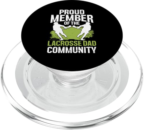 LAX Lacrosse Papa PopSockets PopGrip für MagSafe von Lacrosse Dad Gifts for Men