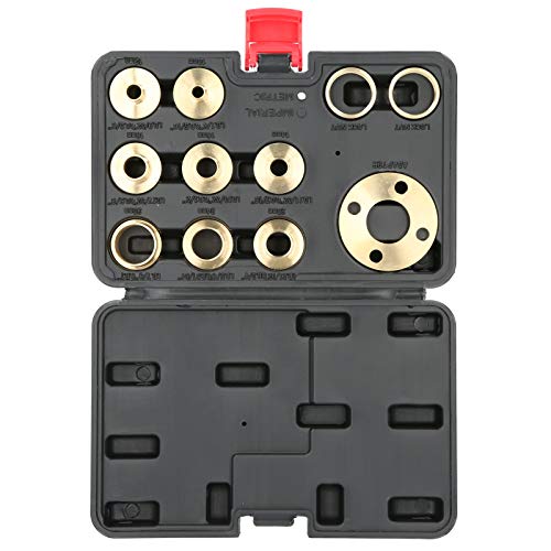 11 Stück Satz Router Guide Kit, Frässchablone Oberfräse Schwalbenschwanz Template Router Guides Kit mit Kontermutter Adapter Router Template Guide Bushings, für Reinigungsarbeiten Router Zubehör 11 Stück Satz Router Guide Kit, Frässchablone Oberfräse Schwalbenschwanz Template Router Guides Kit mit Kontermutter Adapter Router Template Guide Bushings, für Reinigungsarbeiten Router Zubehör von Ladieshow