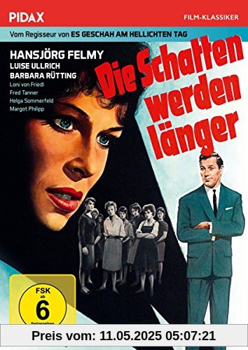 Die Schatten werden länger / Packender Film mit Hansjörg Felmy (Pidax Film-Klassiker) von Ladislao Vajda