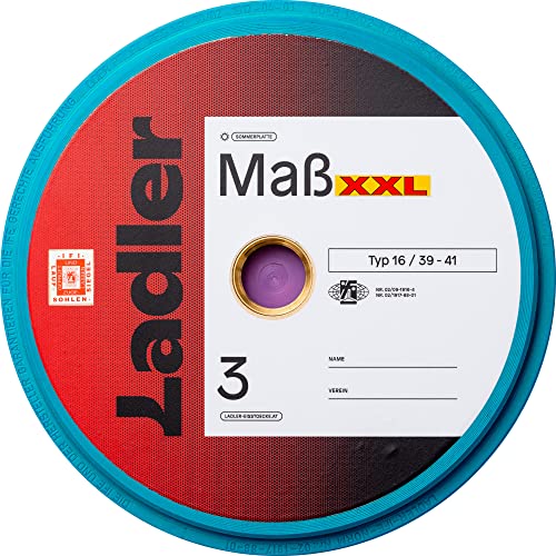 Ladler Modell 3 Maß XXL (Typ 15L / 43-46 SD) - Aluminiumoxid-Schleifscheibe für Winkelschleifmaschine, Tischschleifmaschine, Geradschleifmaschine - Verbundenes, Bonded Abrasive Material von Ladler