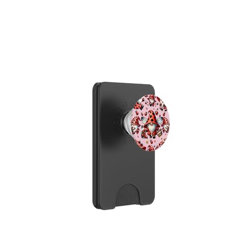 Pink Ladybug Accessories For Girls With Cute Spring Gnome PopSockets PopWallet für MagSafe Pink Ladybug Accessories For Girls With Cute Spring Gnome PopSockets PopWallet für MagSafe von Ladybug Gifts For Women Unique Spring Gnome Stuff