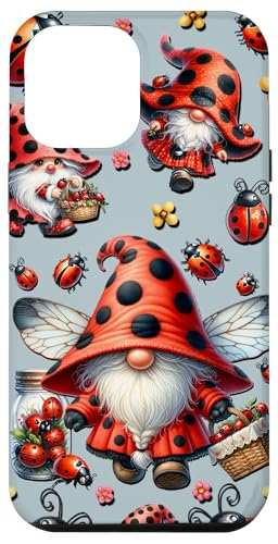 Spring Gnome In Ladybug Costume For Mom Who Loves Gardening Hülle für iPhone 12 Pro Max von Ladybug Gifts For Women Unique Spring Gnome Stuff