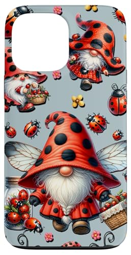 Spring Gnome In Ladybug Costume For Mom Who Loves Gardening Hülle für iPhone 13 Pro Max von Ladybug Gifts For Women Unique Spring Gnome Stuff