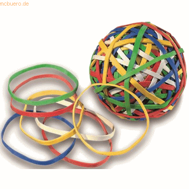 20 x Läufer Gummiband Rondella Rubberball 60mm bunt ca. 200 Bänder 20 x Läufer Gummiband Rondella Rubberball 60mm bunt ca. 200 Bänder von Läufer