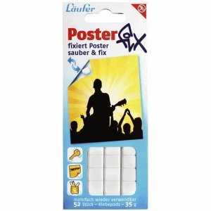 Läufer 15 x Klebepads Posterfix weiß VE=52 Stück von Läufer