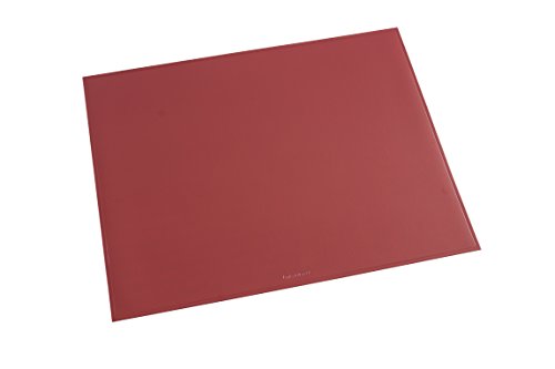 Läufer 40654 Durella Schreibtischunterlage, 52x65 cm, rot, rutschfeste Schreibunterlage für hohen Schreibkomfort, abwischbar von Läufer
