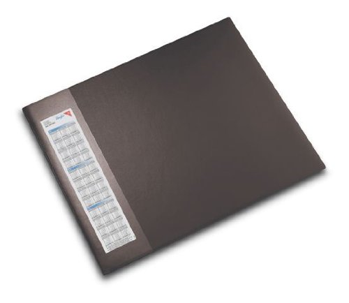 Läufer 41652 Durella D1 Schreibtischunterlage mit transparenter Seitenleiste und Kalender, 52x65cm, braun, rutschfeste Schreibunterlage Läufer 41652 Durella D1 Schreibtischunterlage mit transparenter Seitenleiste und Kalender, 52x65cm, braun, rutschfeste Schreibunterlage von Läufer