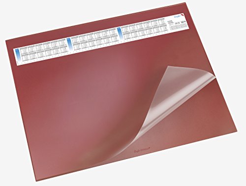 Läufer 44534 Durella DS Schreibtischunterlage mit transparenter Auflage und Kalender, rutschfeste Schreibunterlage, 40 x 53cm, rot Läufer 44534 Durella DS Schreibtischunterlage mit transparenter Auflage und Kalender, rutschfeste Schreibunterlage, 40 x 53cm, rot von Läufer