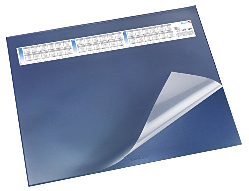 Läufer 44535 Durella DS Schreibtischunterlage mit transparenter Auflage und Kalender, rutschfeste Schreibunterlage, 40 x 53cm, blau Läufer 44535 Durella DS Schreibtischunterlage mit transparenter Auflage und Kalender, rutschfeste Schreibunterlage, 40 x 53cm, blau von Läufer