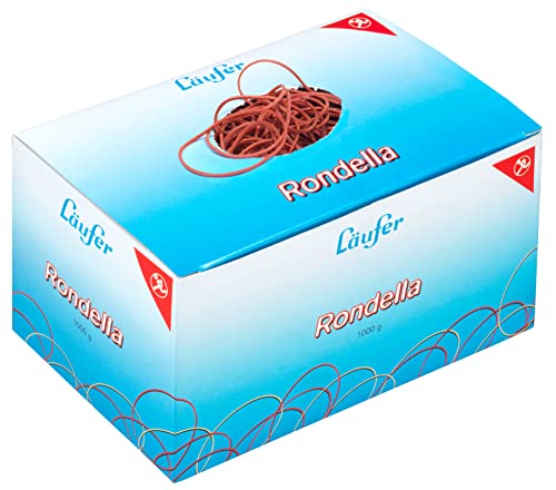 Läufer 50341 Rondella Gummiringe Nr. 6, Durchmesser 40 mm, 1kg Schachtel, rot, besonders langlebig Läufer 50341 Rondella Gummiringe Nr. 6, Durchmesser 40 mm, 1kg Schachtel, rot, besonders langlebig von Läufer