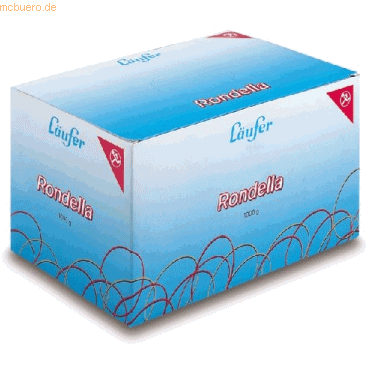 Läufer Gummibänder Rondella 80x4mm/50mm rot 1kg Läufer Gummibänder Rondella 80x4mm/50mm rot 1kg von Läufer
