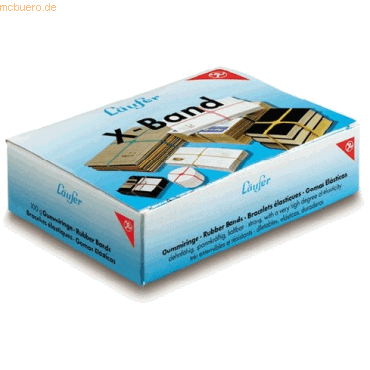 Läufer Gummibänder X-Band 100x11mm/65mm bunt sortiert 100g Läufer Gummibänder X-Band 100x11mm/65mm bunt sortiert 100g von Läufer