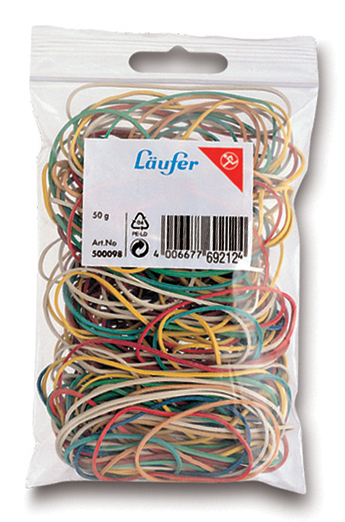 Läufer Gummiringe RONDELLA im Beutel, sortiert, 50 g Läufer Gummiringe RONDELLA im Beutel, sortiert, 50 g von Läufer