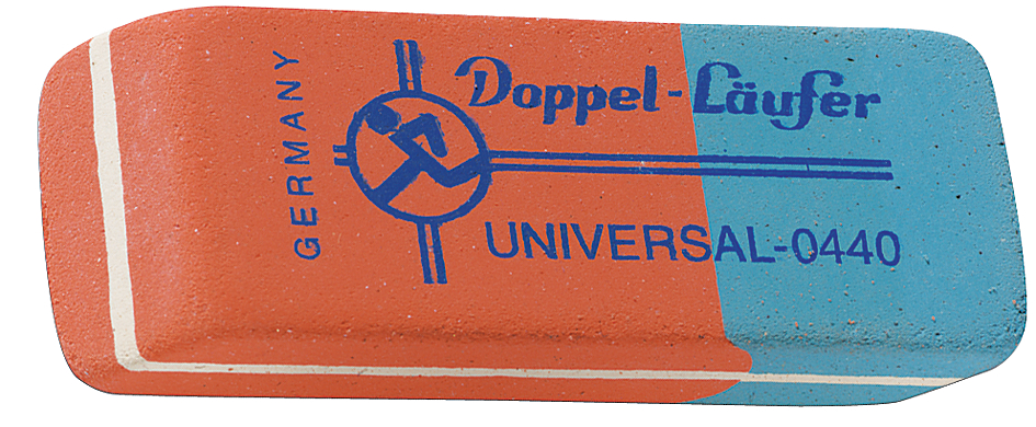 Läufer Naturkautschuk-Radierer DOPPEL-Läufer UNIVERSAL Läufer Naturkautschuk-Radierer DOPPEL-Läufer UNIVERSAL von Läufer